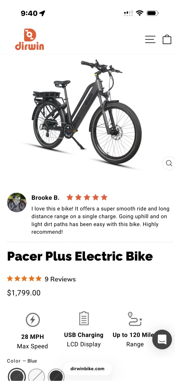 Dirwin Pacer Plus Electric Bike Brand New Factory Sealed - photo 4