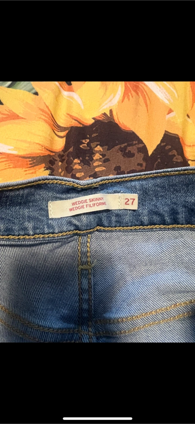 Levi's Wedgie Skinny Jeans Size 27 - photo 5