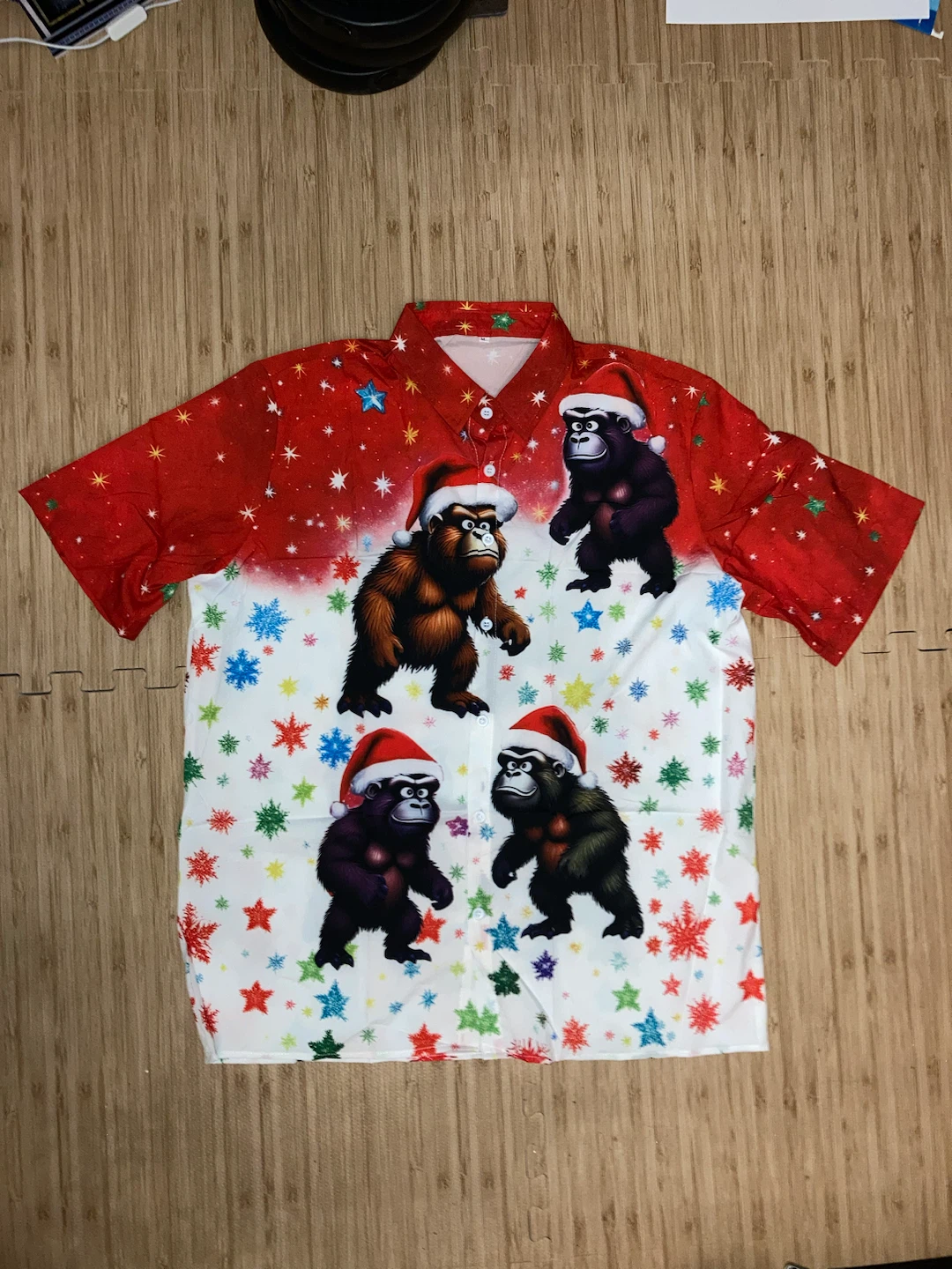 Gorilla Christmas Hawaiian Shirt