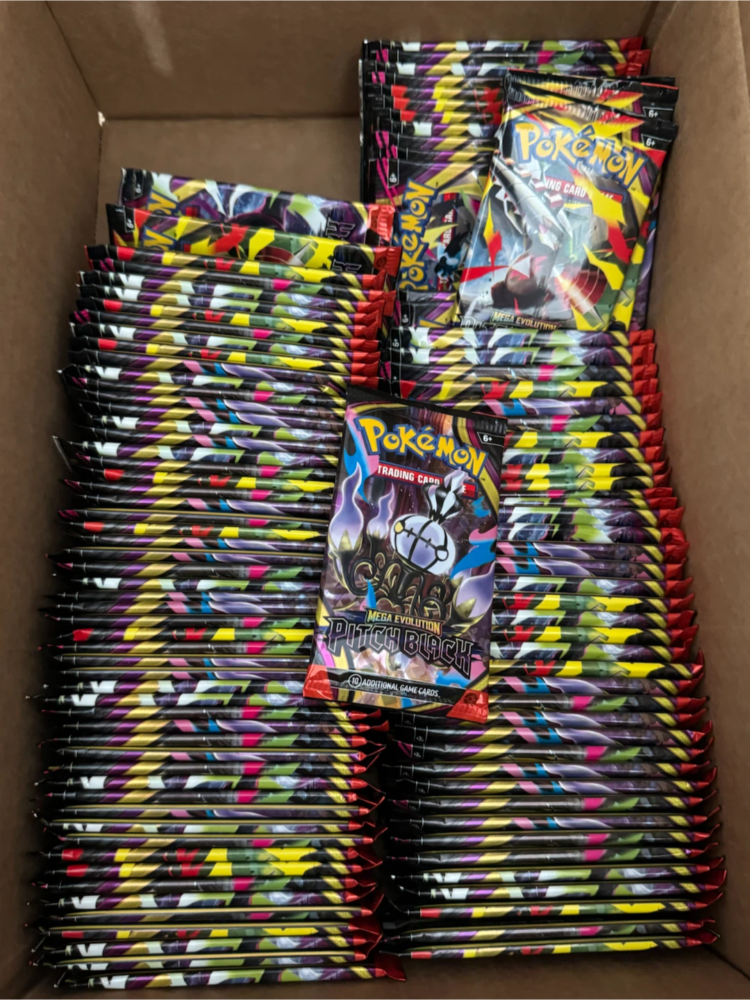 Pitch black booster packs