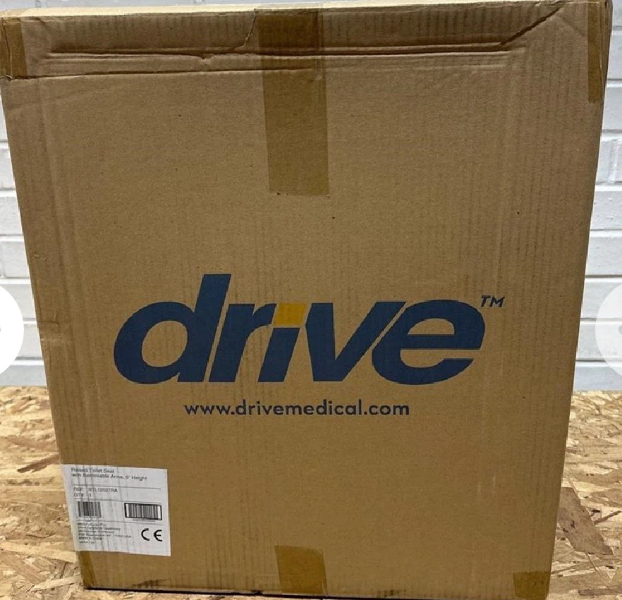 Drive Medical Raised Toilet Seat with Removable Arms - photo 2