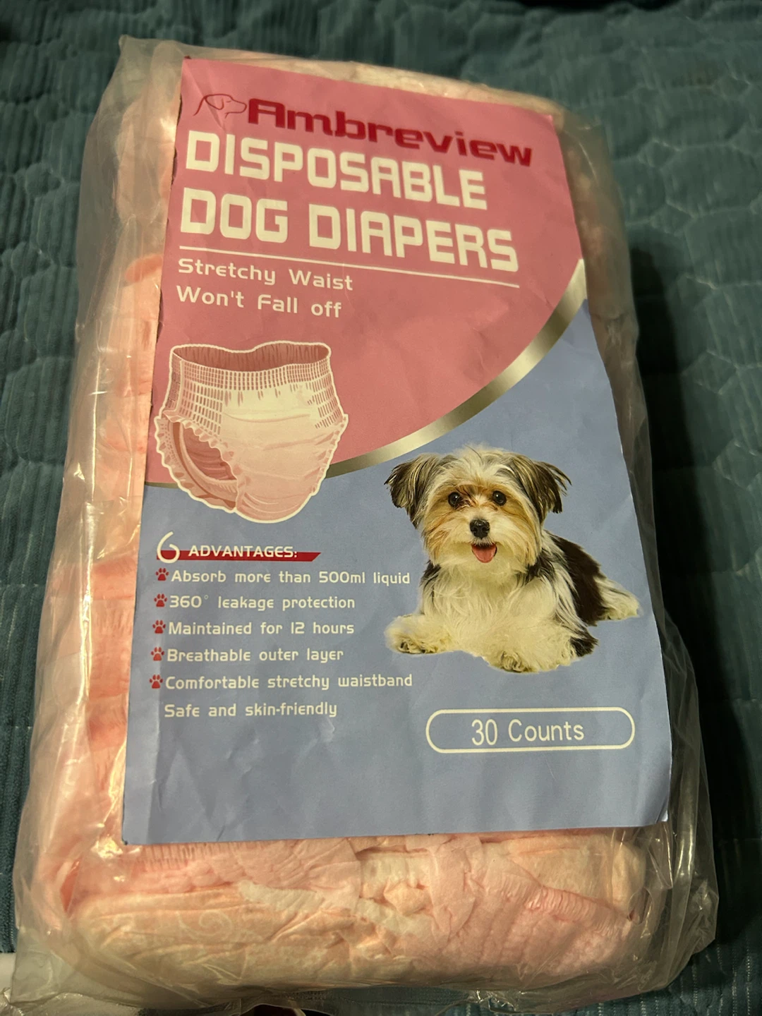 New-Am review Disposable Dog Diapers - Size Xs