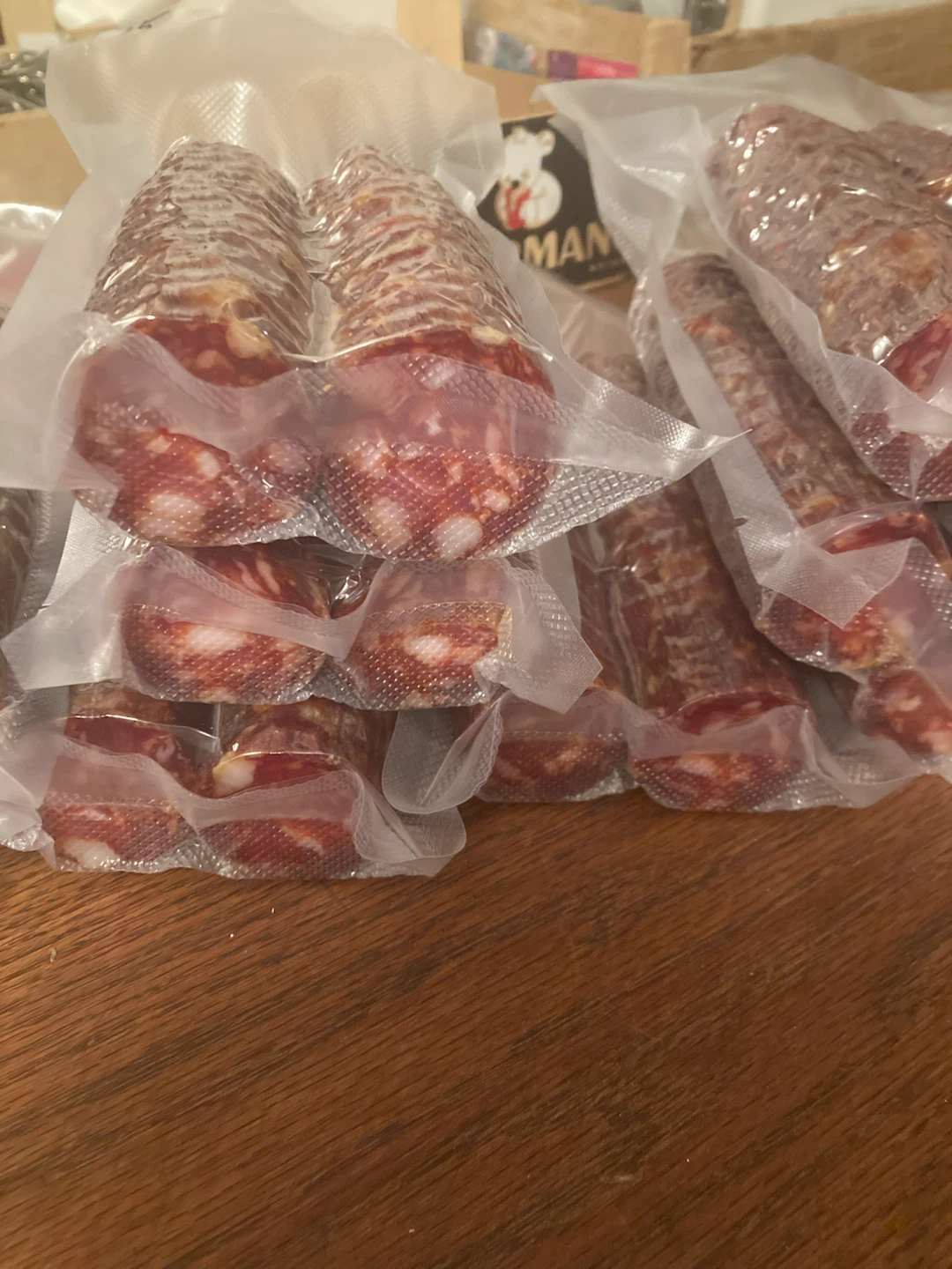 Assorted Vacuum-Sealed Salami Sticks