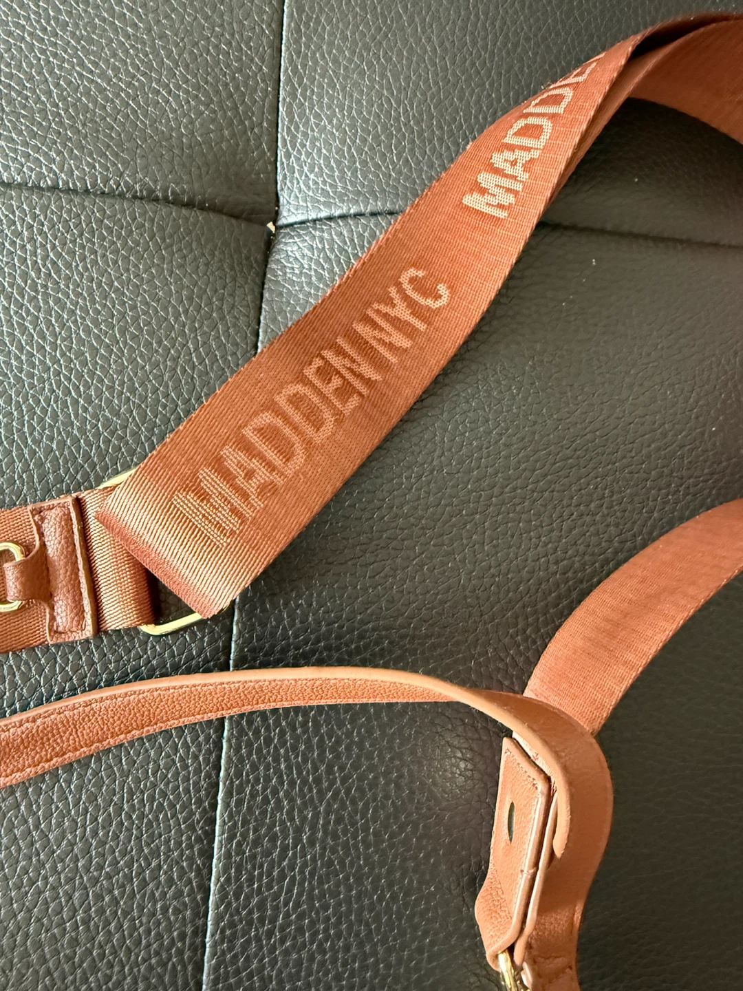 Madden NYC Cognac Brown Crossbody Bag with Coin Pouch – Like New - photo 3