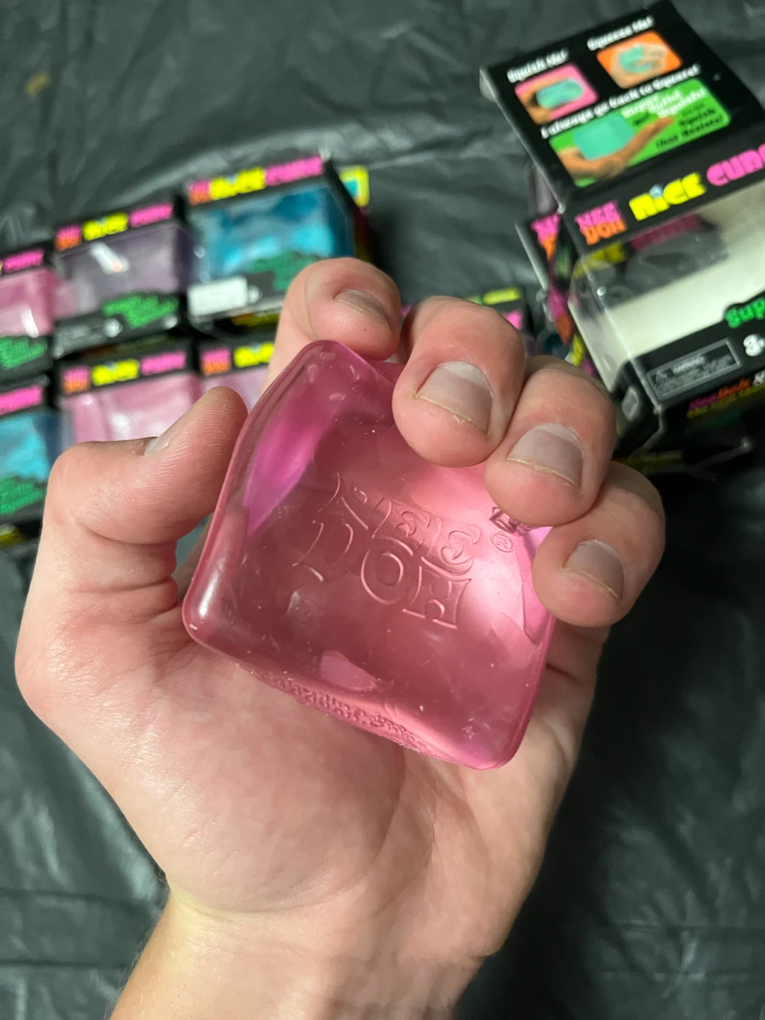 Nee Doh Nice Cube Super Solid Squish Ball Toy - photo 2