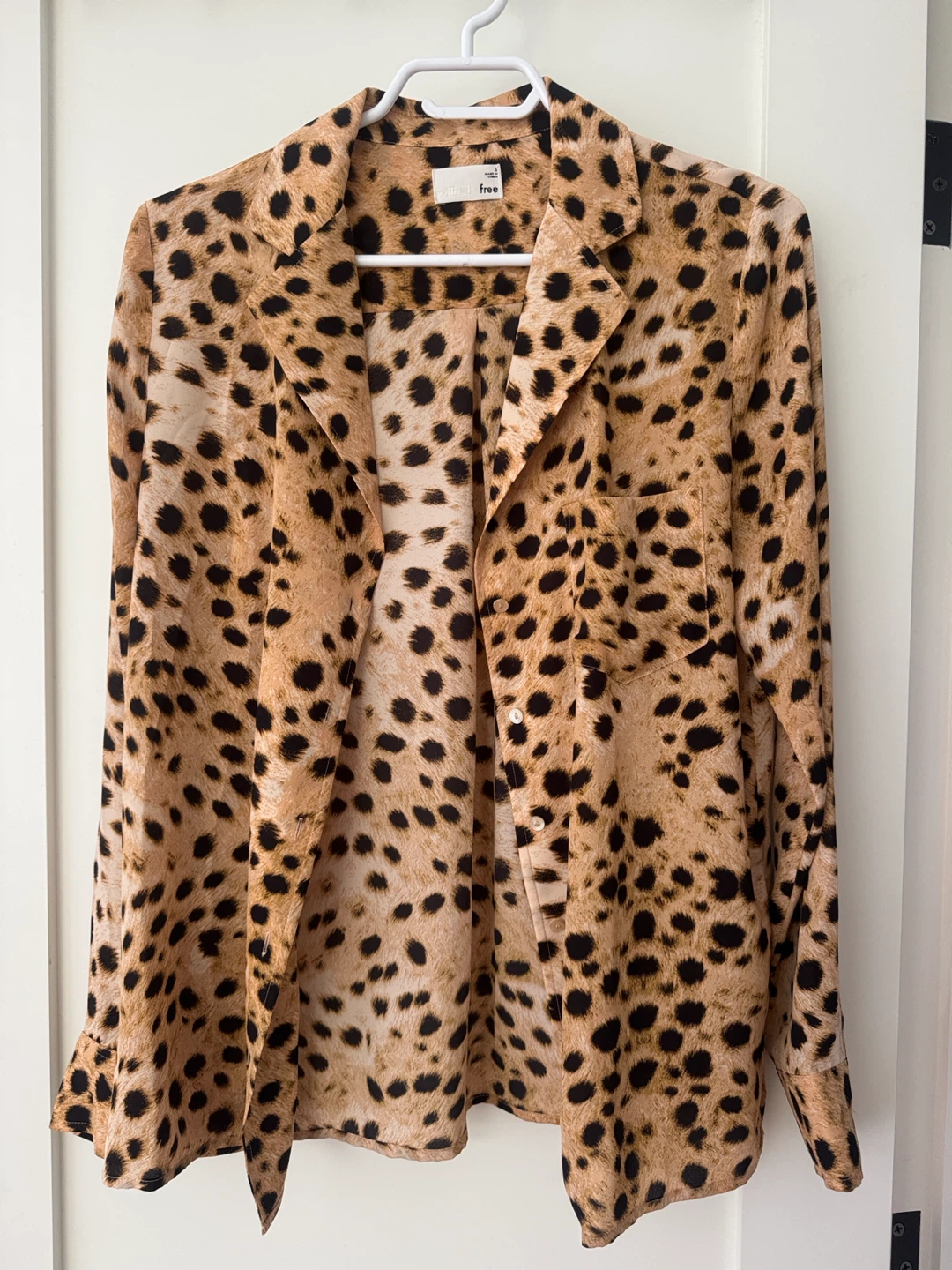 Wilfred Free Leopard Print Button-Up Shirt - photo 2