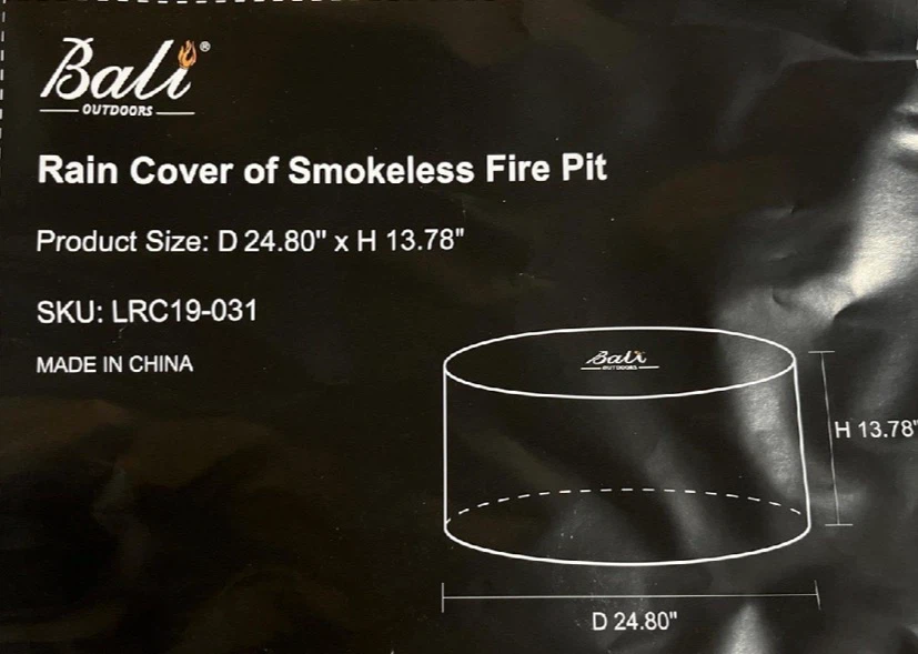 Bali Outdoors Rain Cover for Smokeless Fire Pit - photo 3