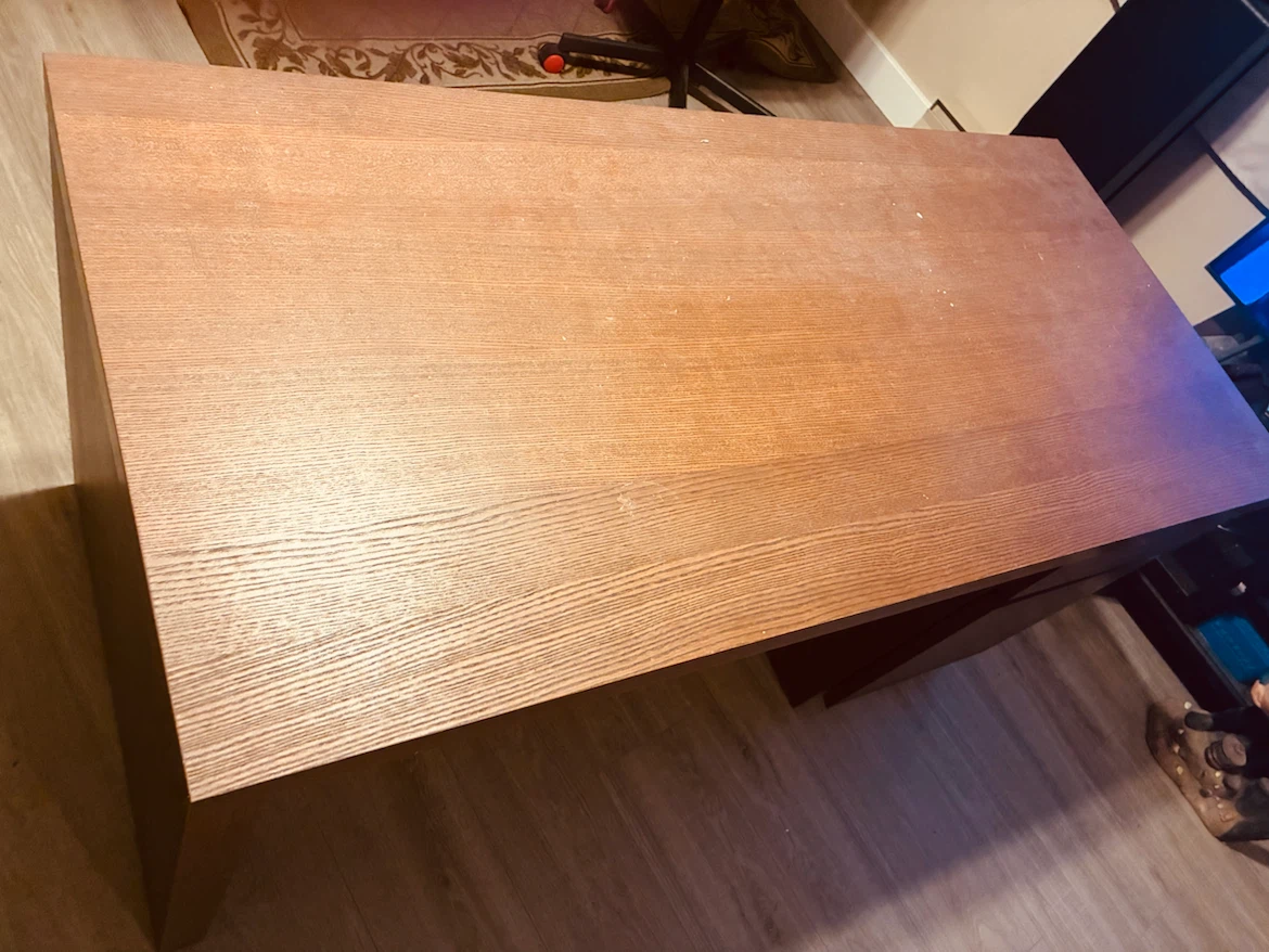 Wooden Desk with Drawer - photo 3