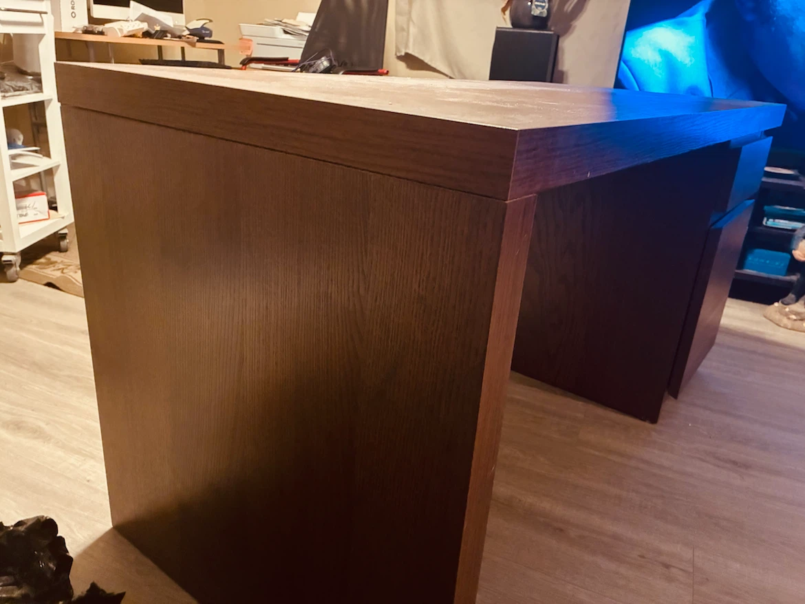 Wooden Desk with Drawer - photo 4