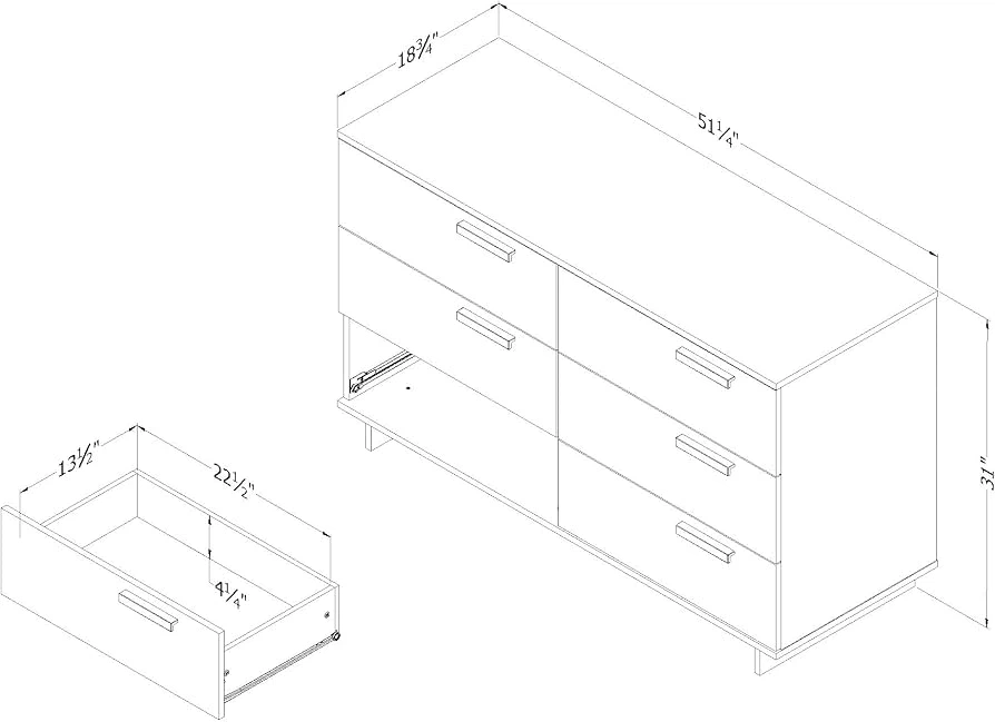South Shore 6-Drawer Dresser - photo 4