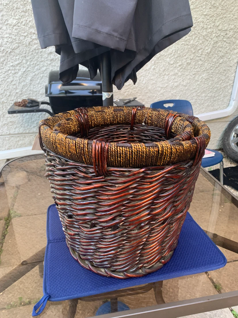 Woven Basket Planter - photo 2