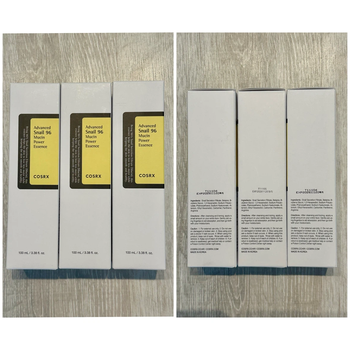 COSRX Advanced Snail 96 Mucin Power Essence 100mL (3-Pack)