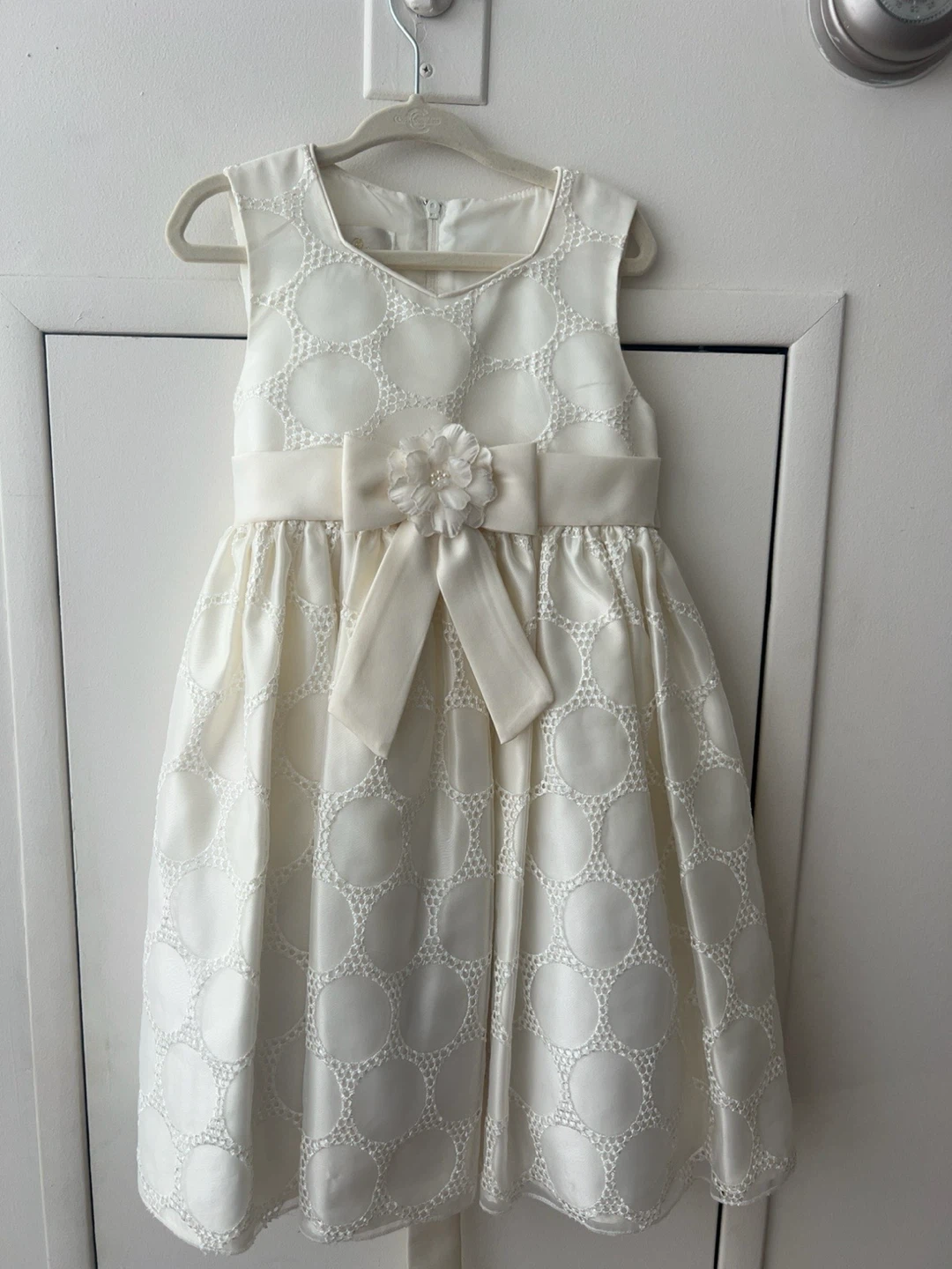 American Princess Cream Dress 3T