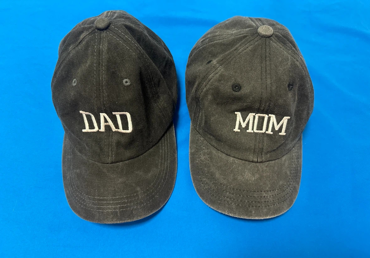 New Mom + Dad hat