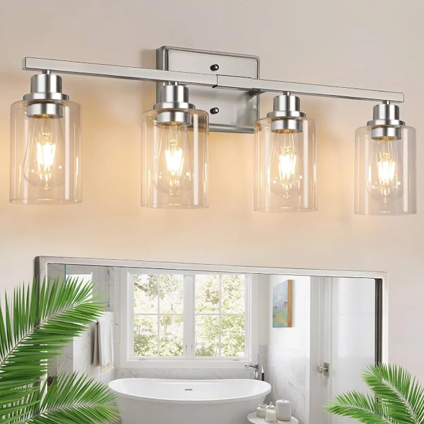 Unicozin 4-Light Bathroom Light Fixture BNIB