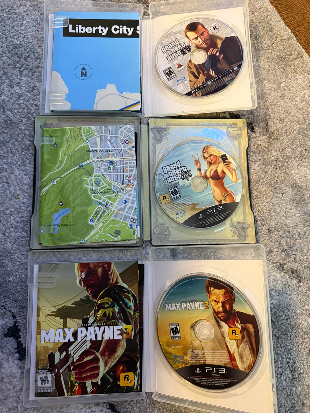 Grand Theft Auto IV, GTA V, Max Payne 3 - PS3 - photo 3