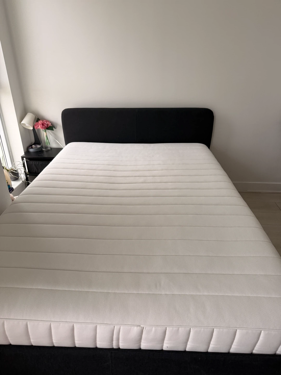 Moving sale IKEA Bed Frame and mattress - photo 2