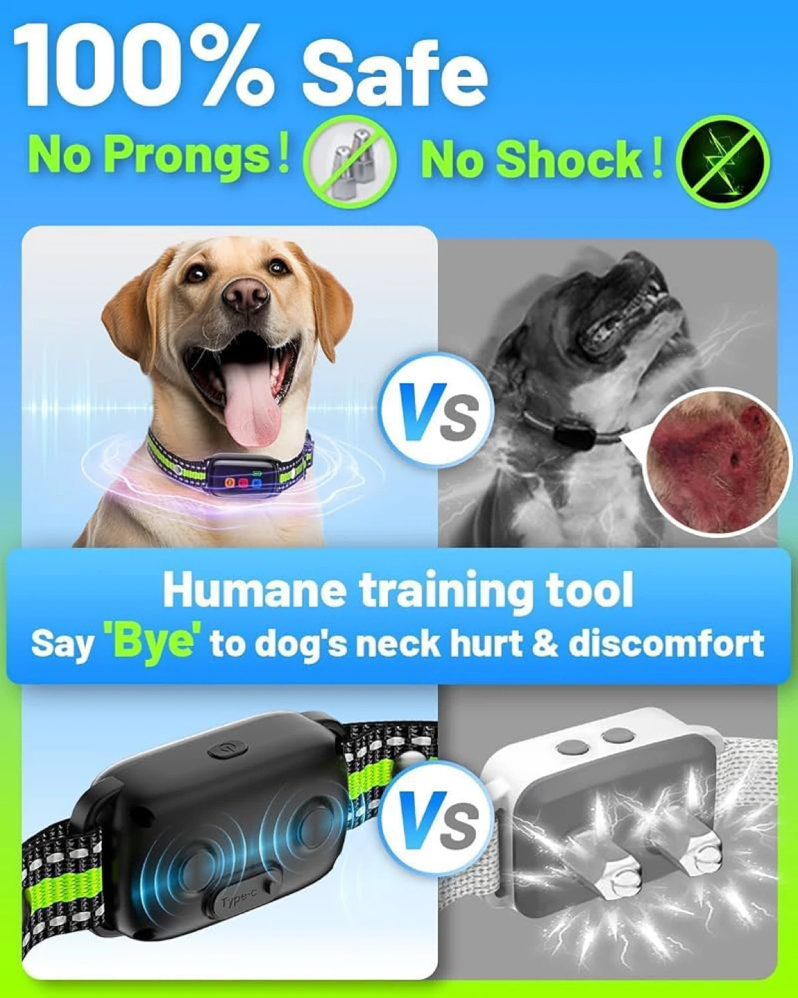 No Shock Dog Training Collar with Remote BNIB - photo 2