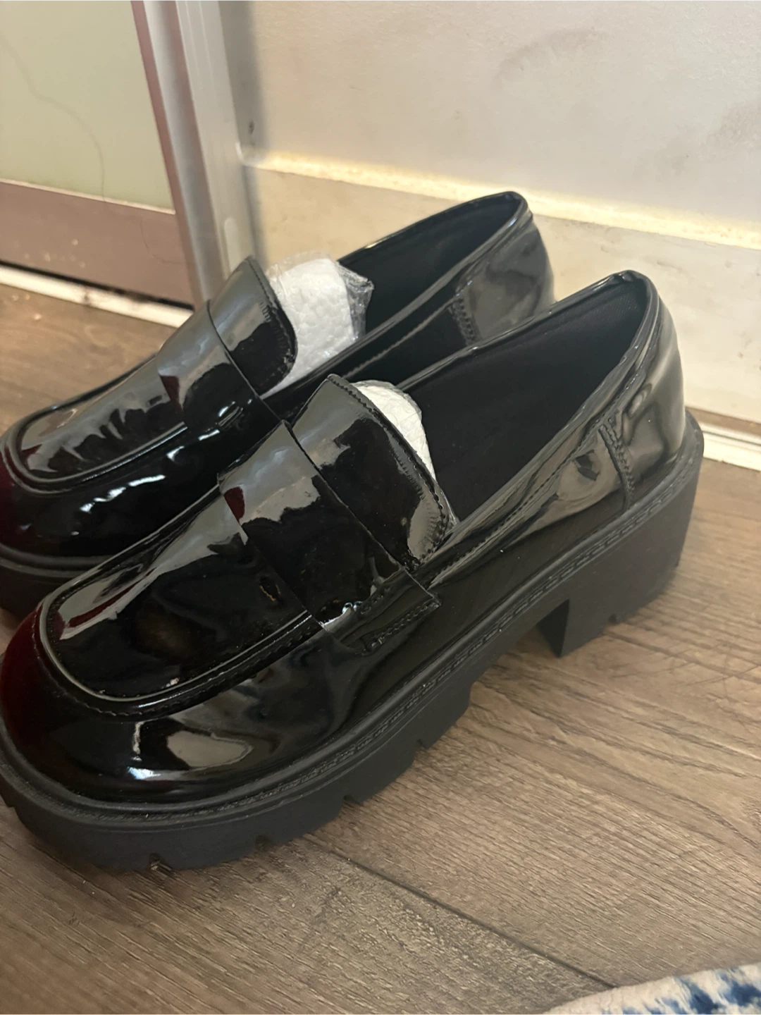 Black Patent Loafers