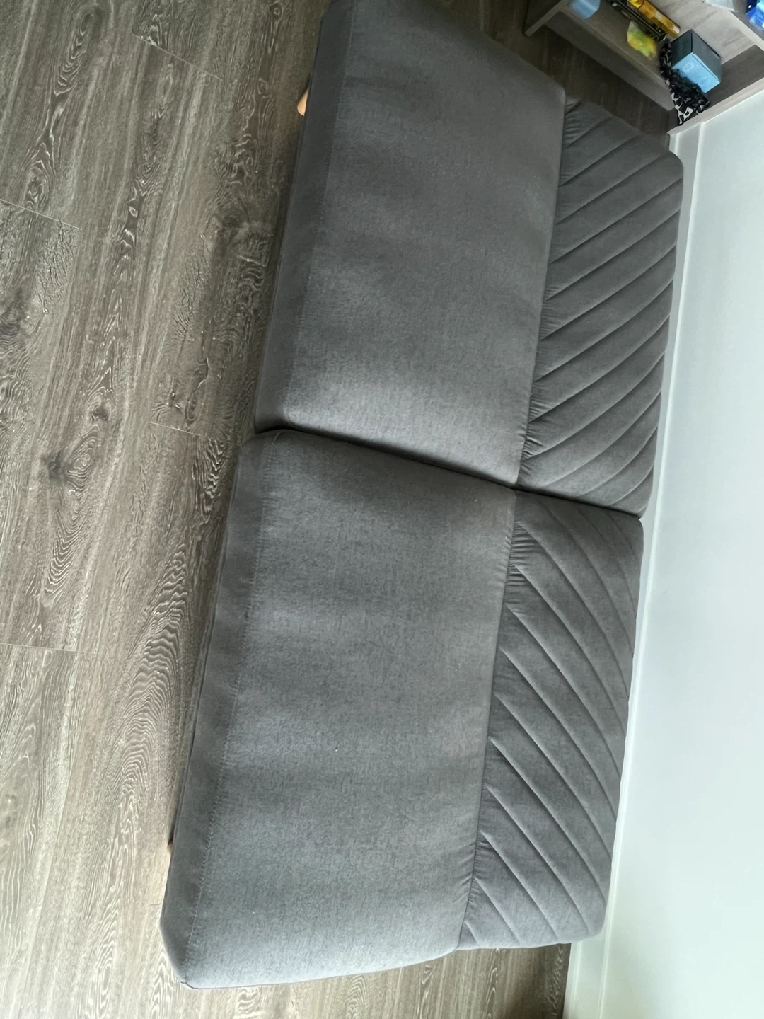 Mopio 76.8" Futon Sofa Bed, Small Couch, Sleeper