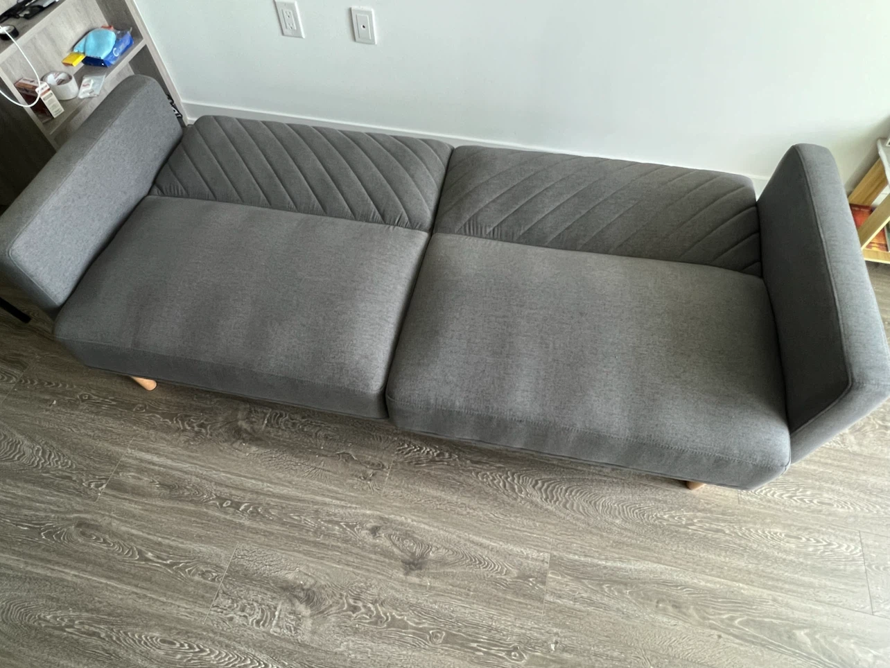 Mopio 76.8" Futon Sofa Bed, Small Couch, Sleeper - photo 2