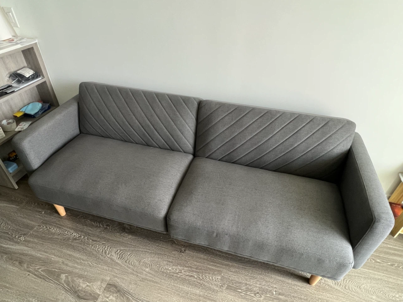 Mopio 76.8" Futon Sofa Bed, Small Couch, Sleeper - photo 3