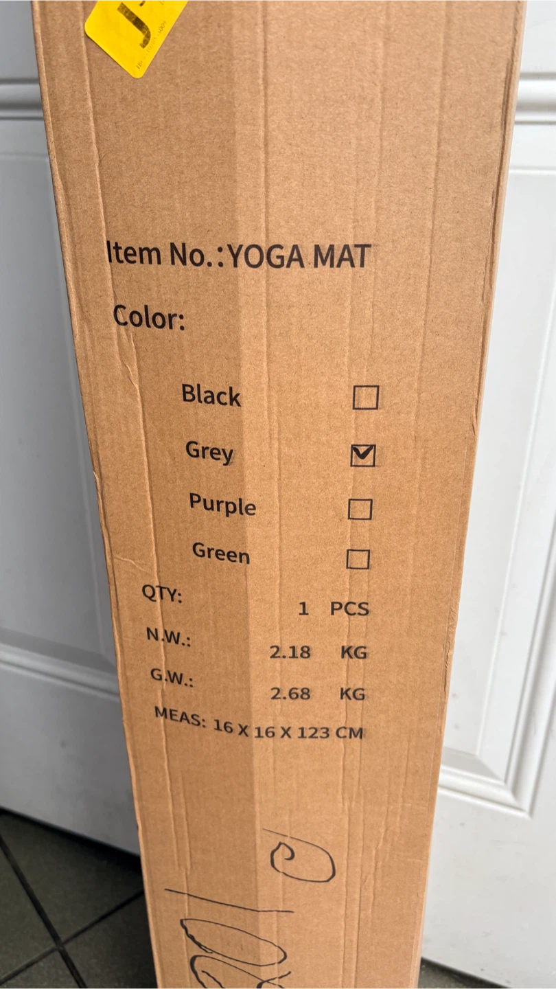 FrenzyBird Extra Large Yoga Mat - Grey - photo 4