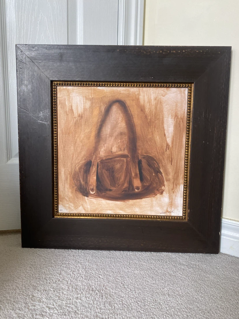 Framed Art Painting of a Handbag