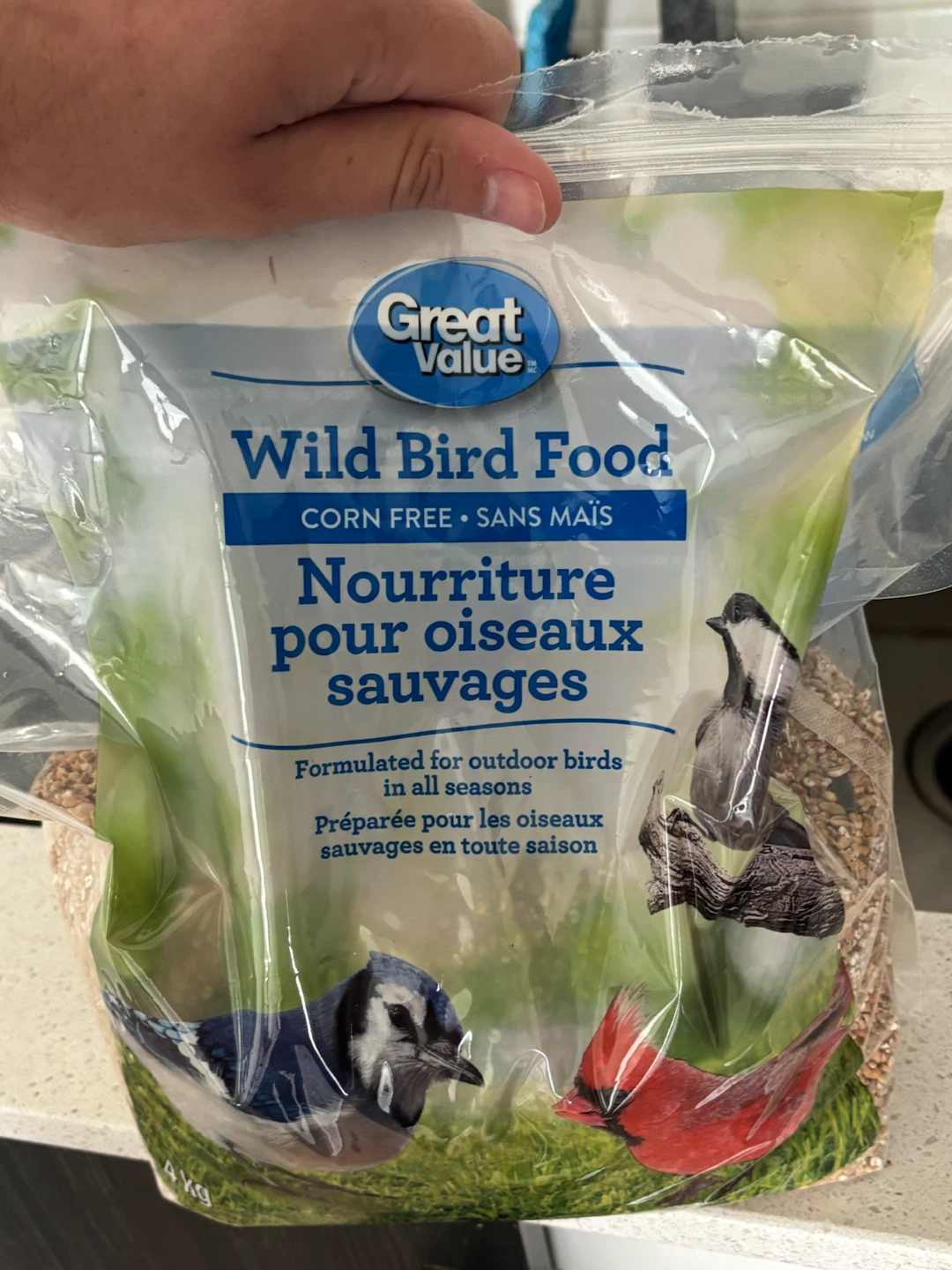 Bird feeder with bird food - photo 2