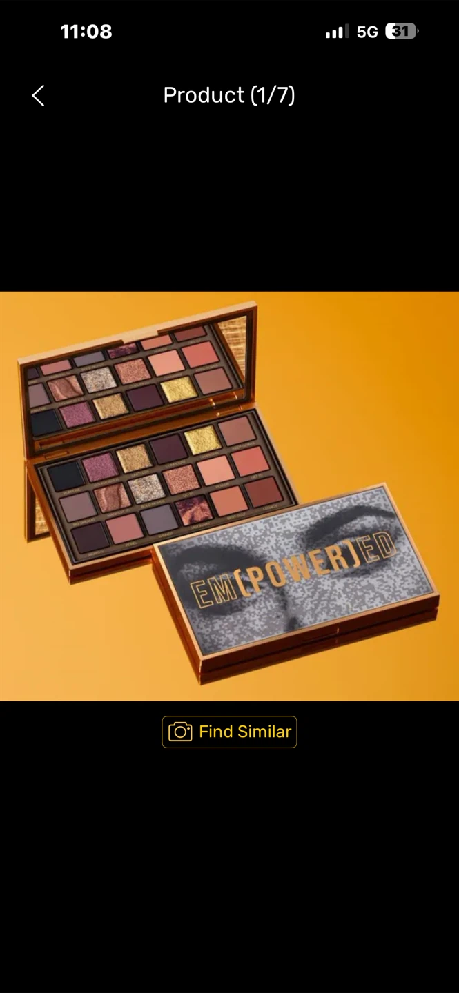 Huda Beauty EMPOWERED Eyeshadow Palette Brand New in the Box