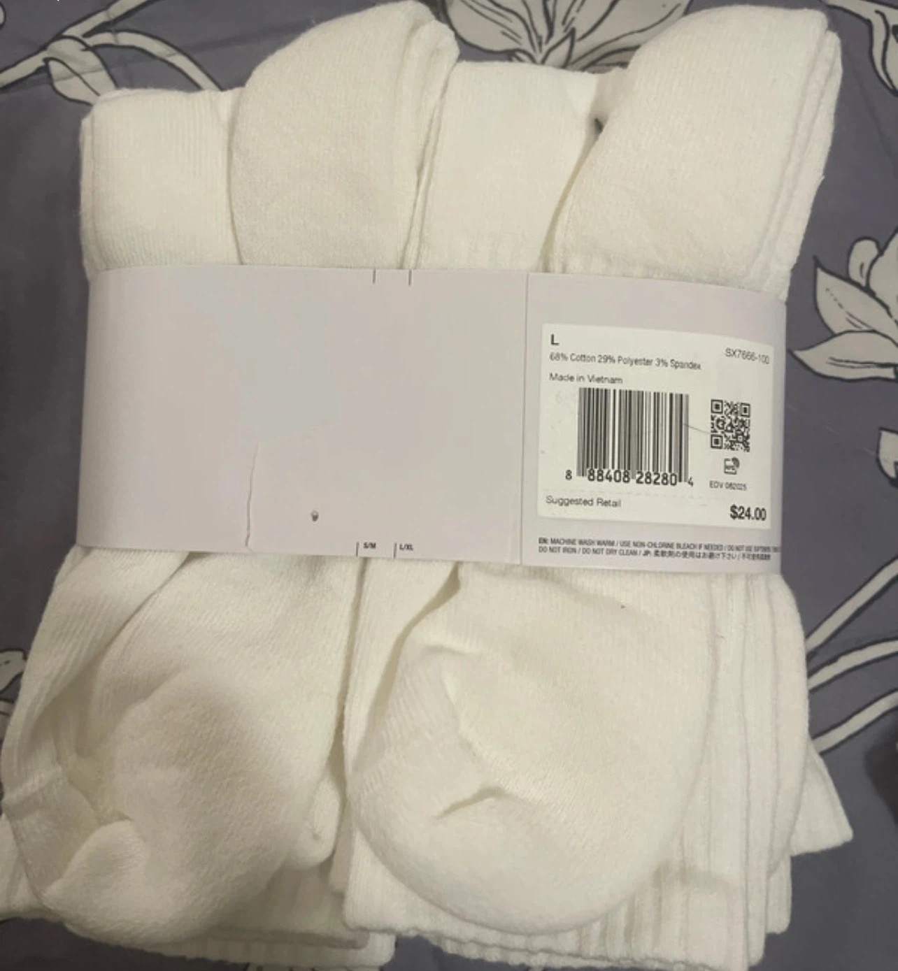 Nike Everyday Crew Socks - White - 6 Pair Pack) - photo 2