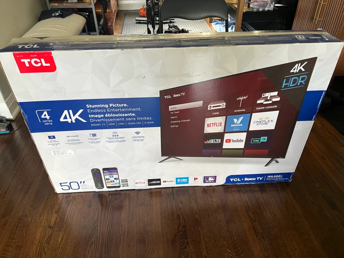 TCL 50" 4 Series 4K Roku TV - photo 3
