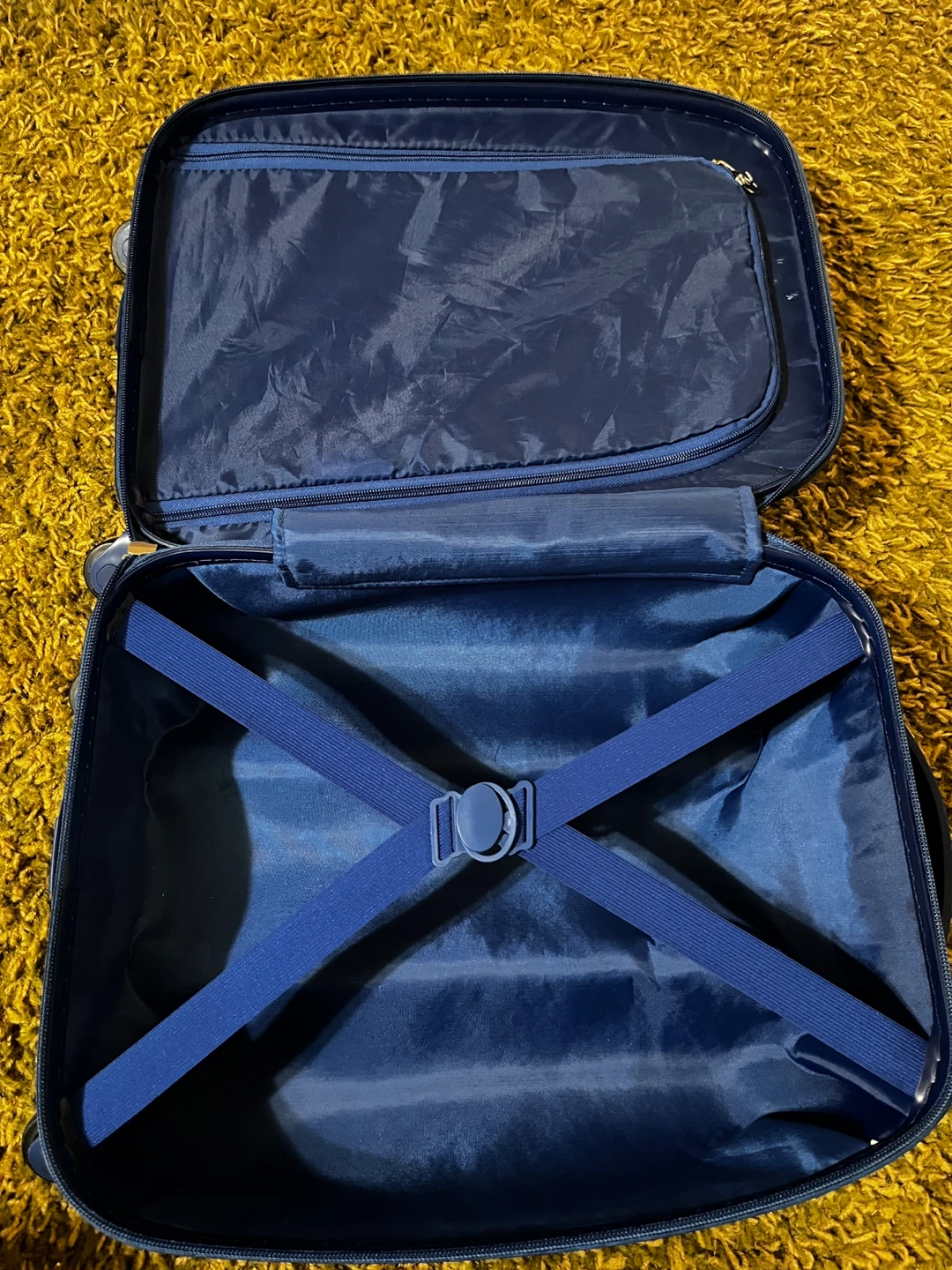 Kids Blue Camouflage Hardside Carry-On Luggage - photo 3