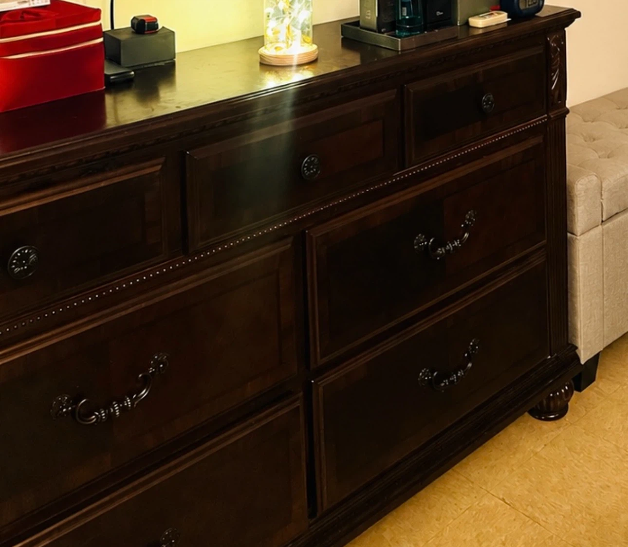 Dark Wood Dresser