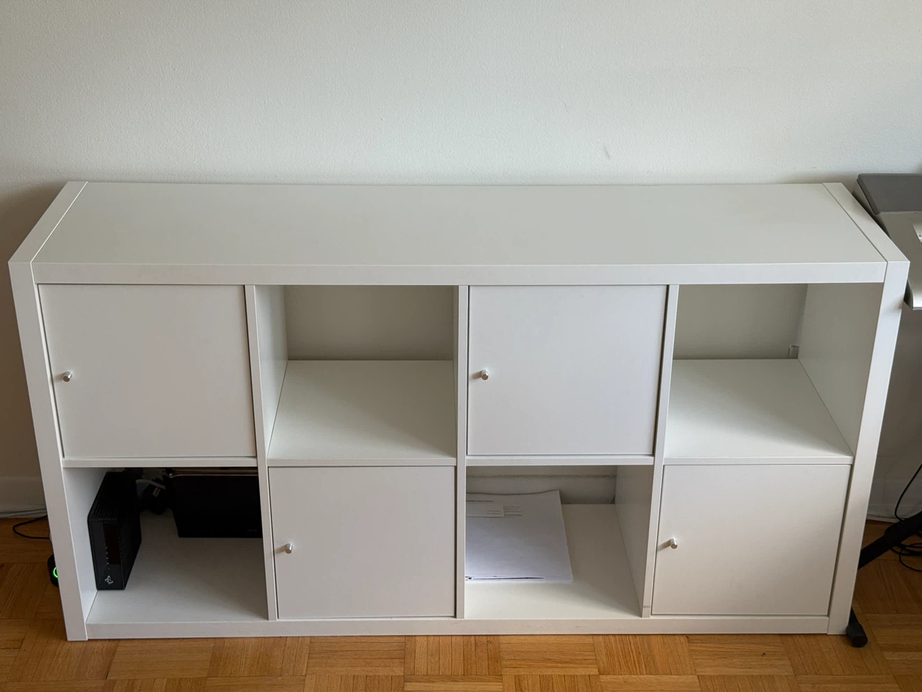 IKEA KALLAX 2x4 Shelf + 4 Door Inserts - photo 3