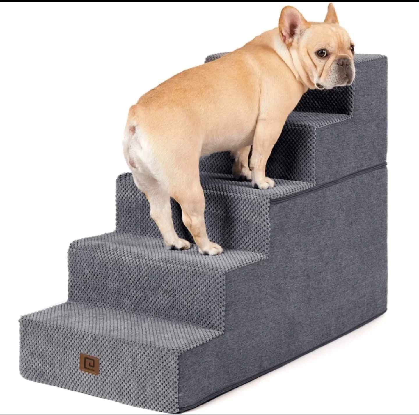 Eheyciga Dog Stairs For Small Dogs, 5-Step Dog Stairs - photo 3