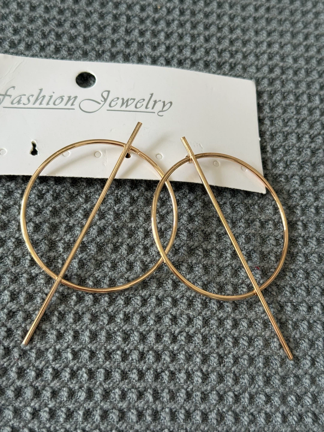 Modern Geometric Hoop Earrings