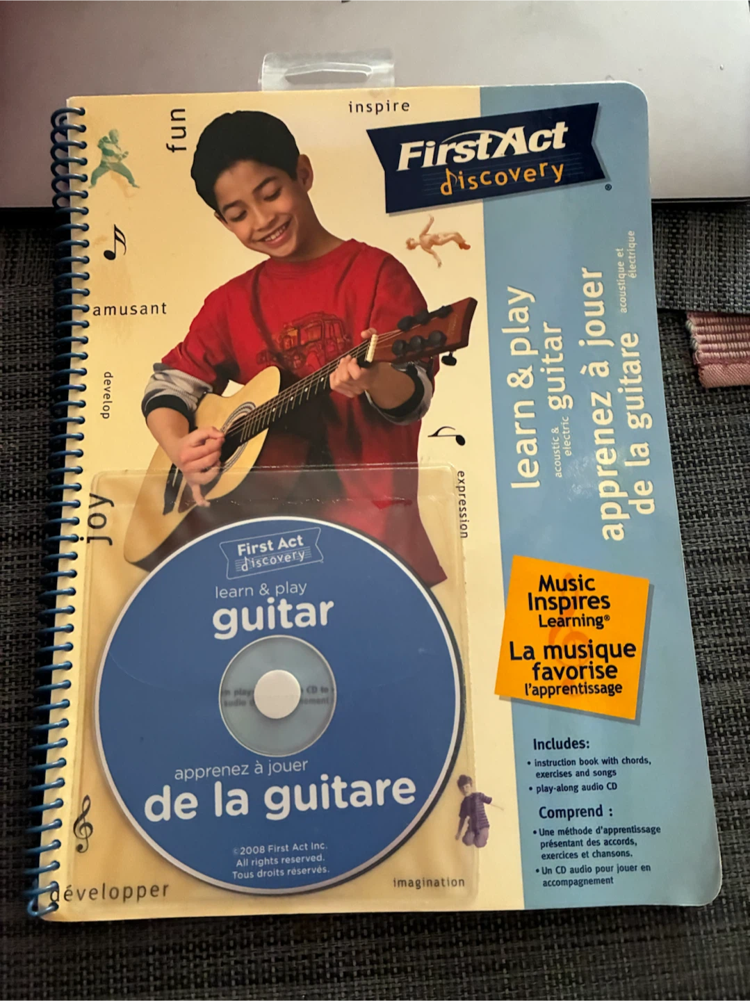 First Act Discovery Learn & Play Guitar Book with CD