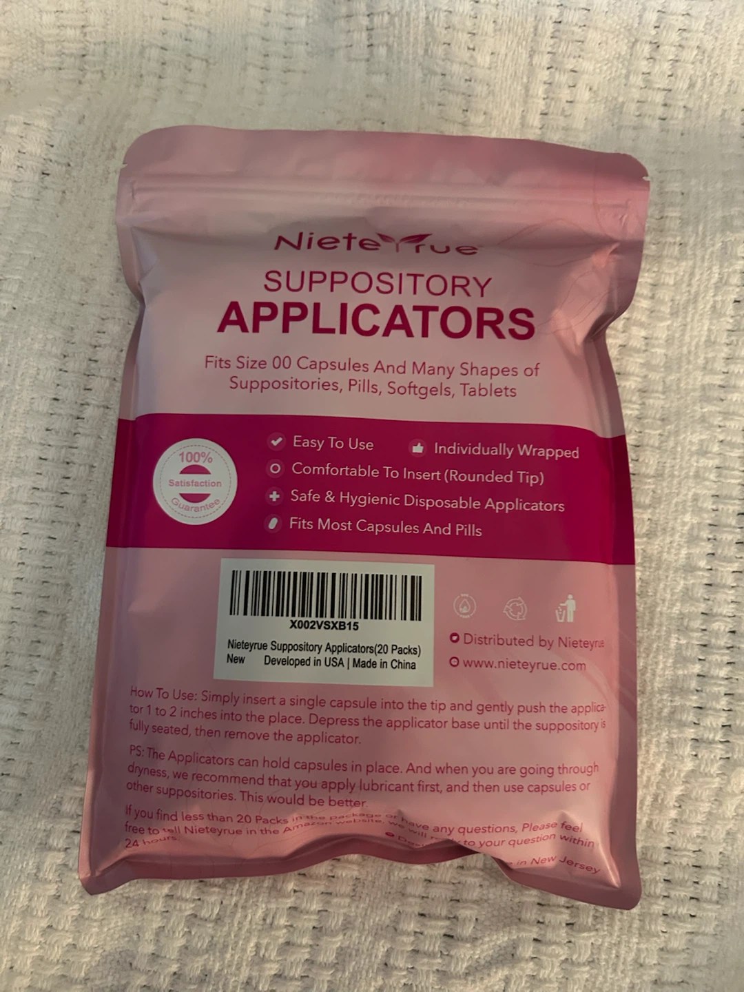 Nieteyrue Suppository Applicators (20 Packs) - photo 2