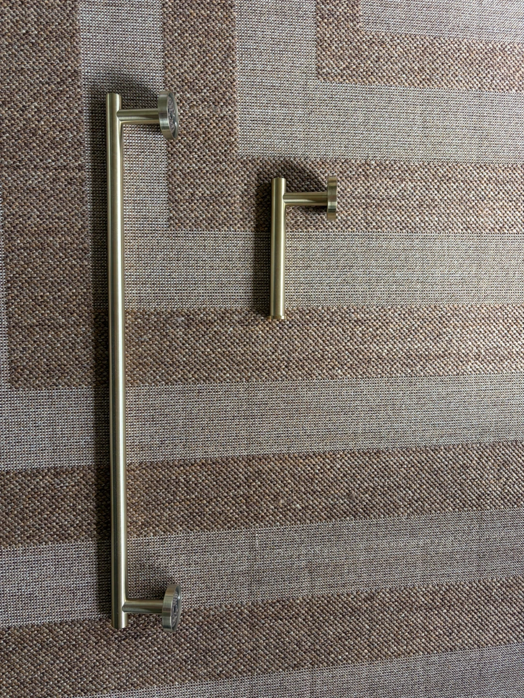 Brand New Brushed Gold Towel Bar & Toilet Paper Holder