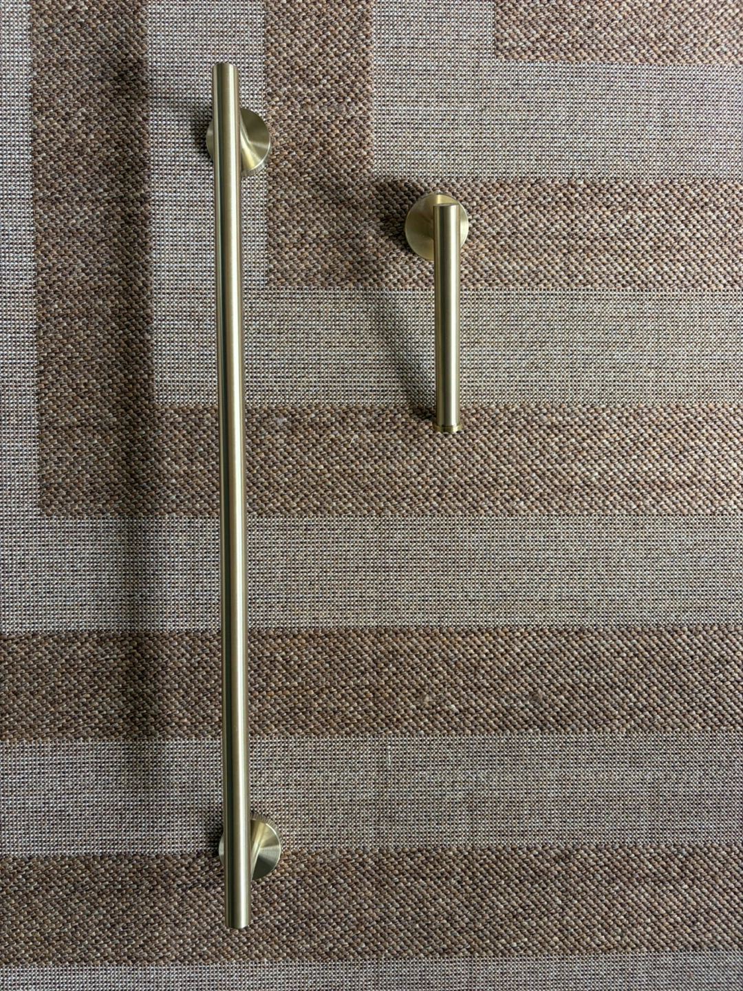Brand New Brushed Gold Towel Bar & Toilet Paper Holder - photo 2