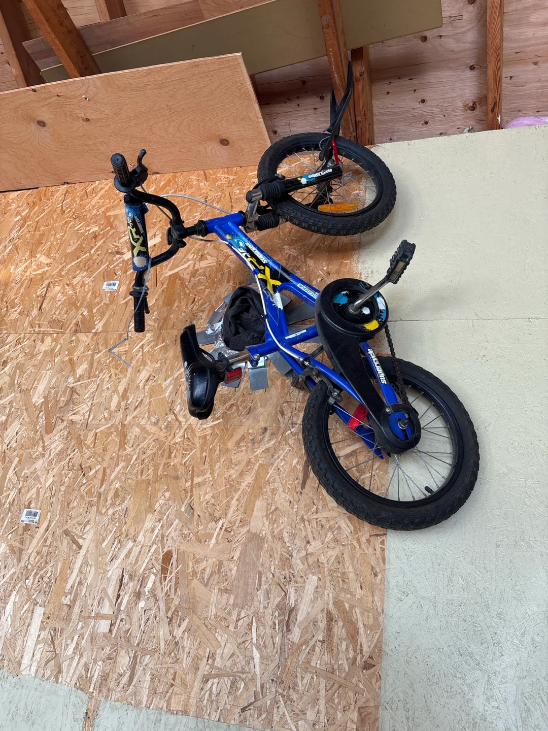Blue Kids BMX Bike