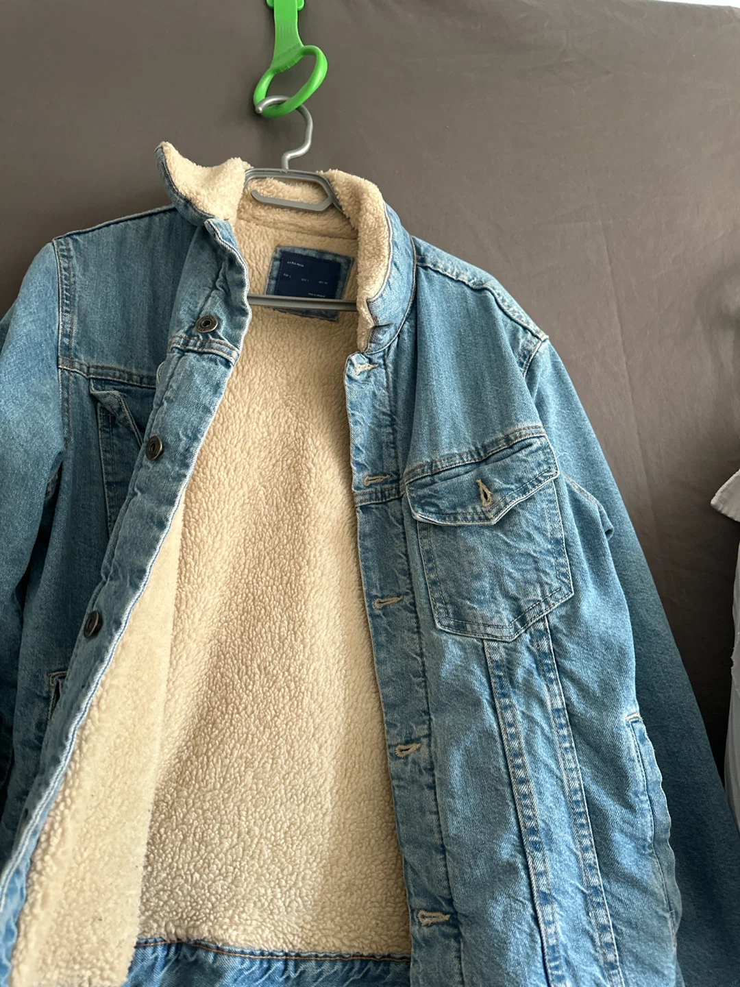 Denim Sherpa Lined Jacket - photo 2