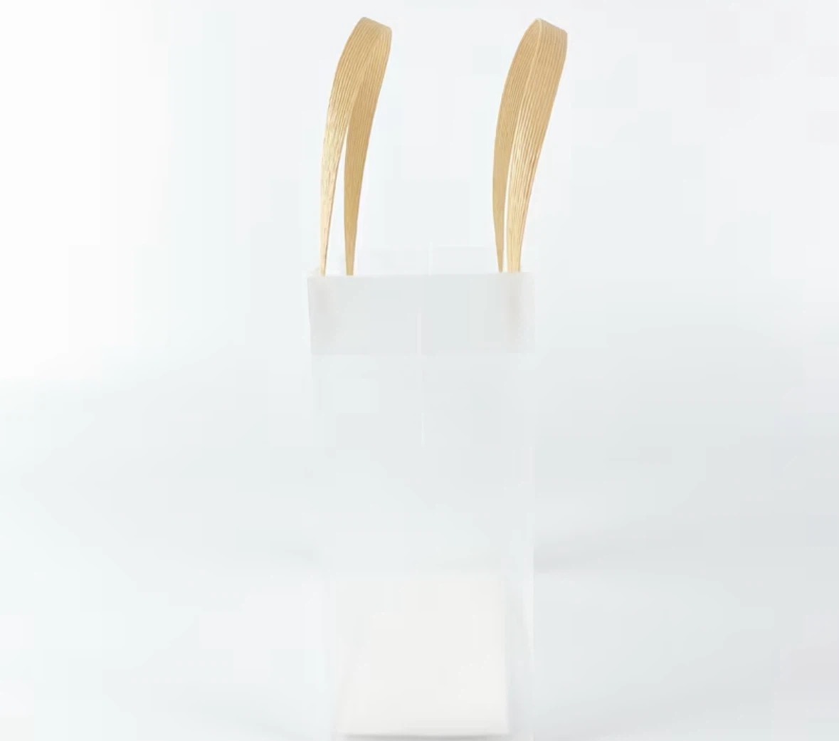 Set of clear gift bags with handles (20) - photo 3