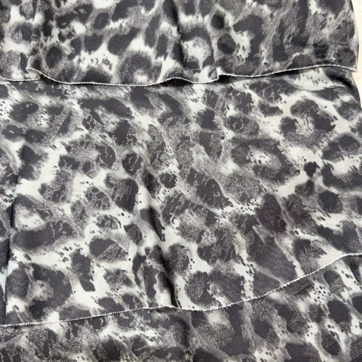 Candy Couture Y2K Animal Print Layered Tunic Tank Top Size M - photo 5
