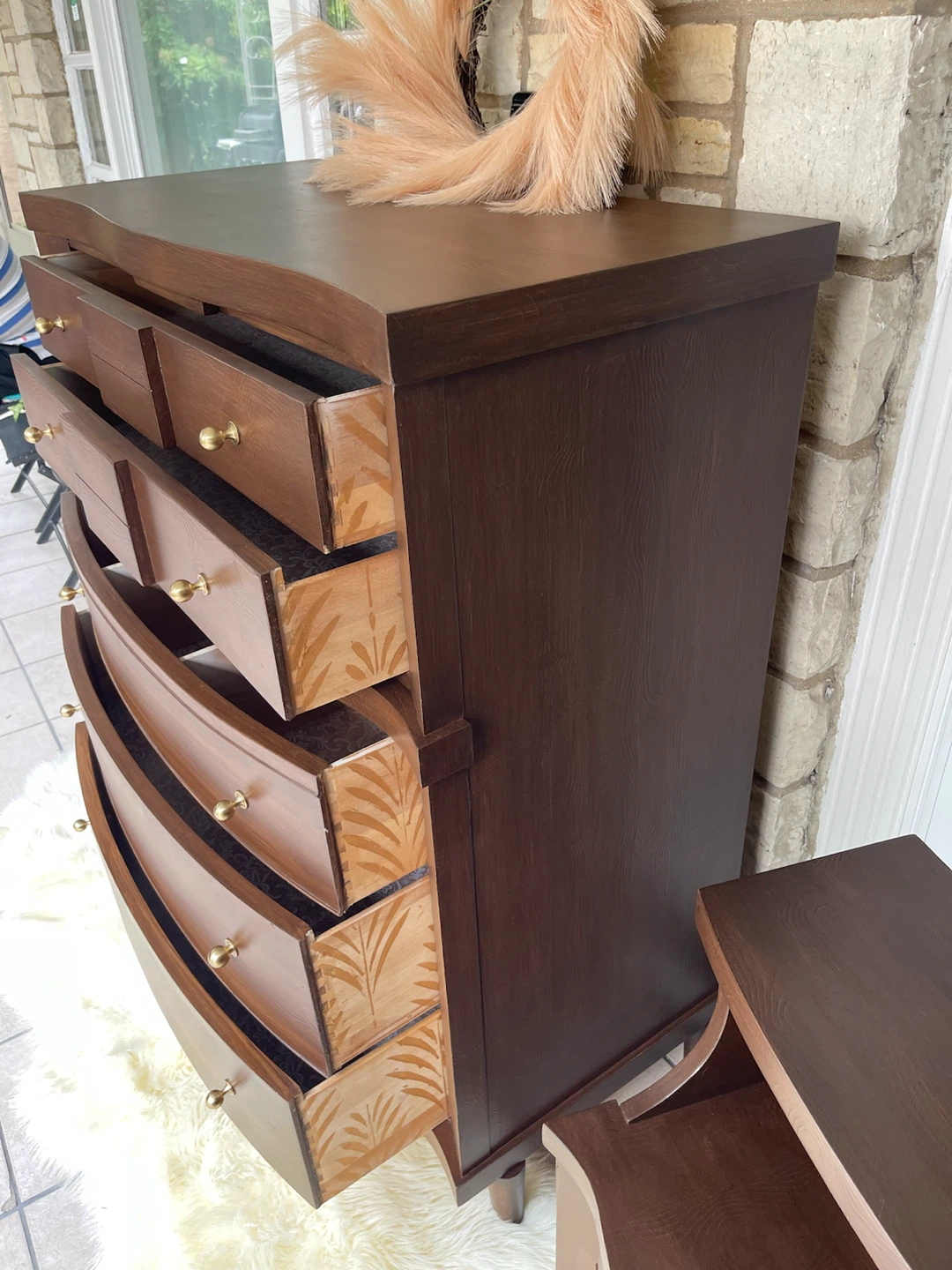 Restored 6 drawers dresser-solid wood available as a set too - photo 2