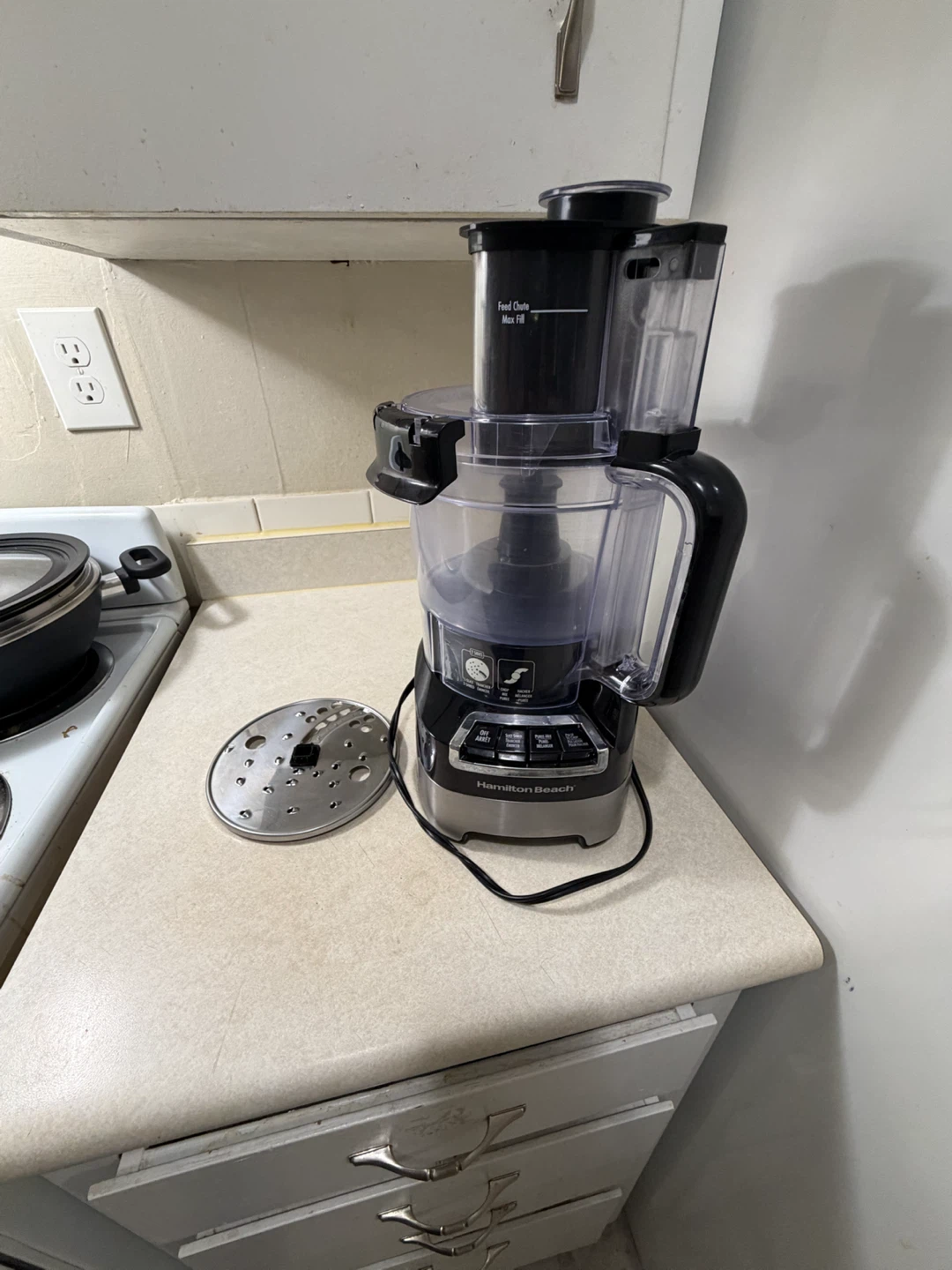 Hamilton Beach 12 Cup StacknSnap Food Processor