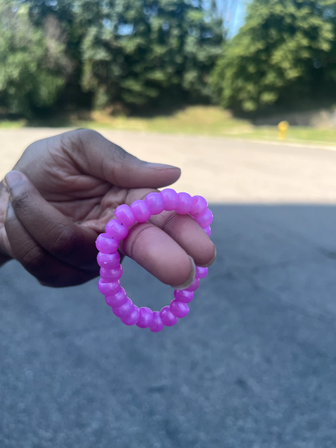 Pink Pony Bead Bracelet/Kandi