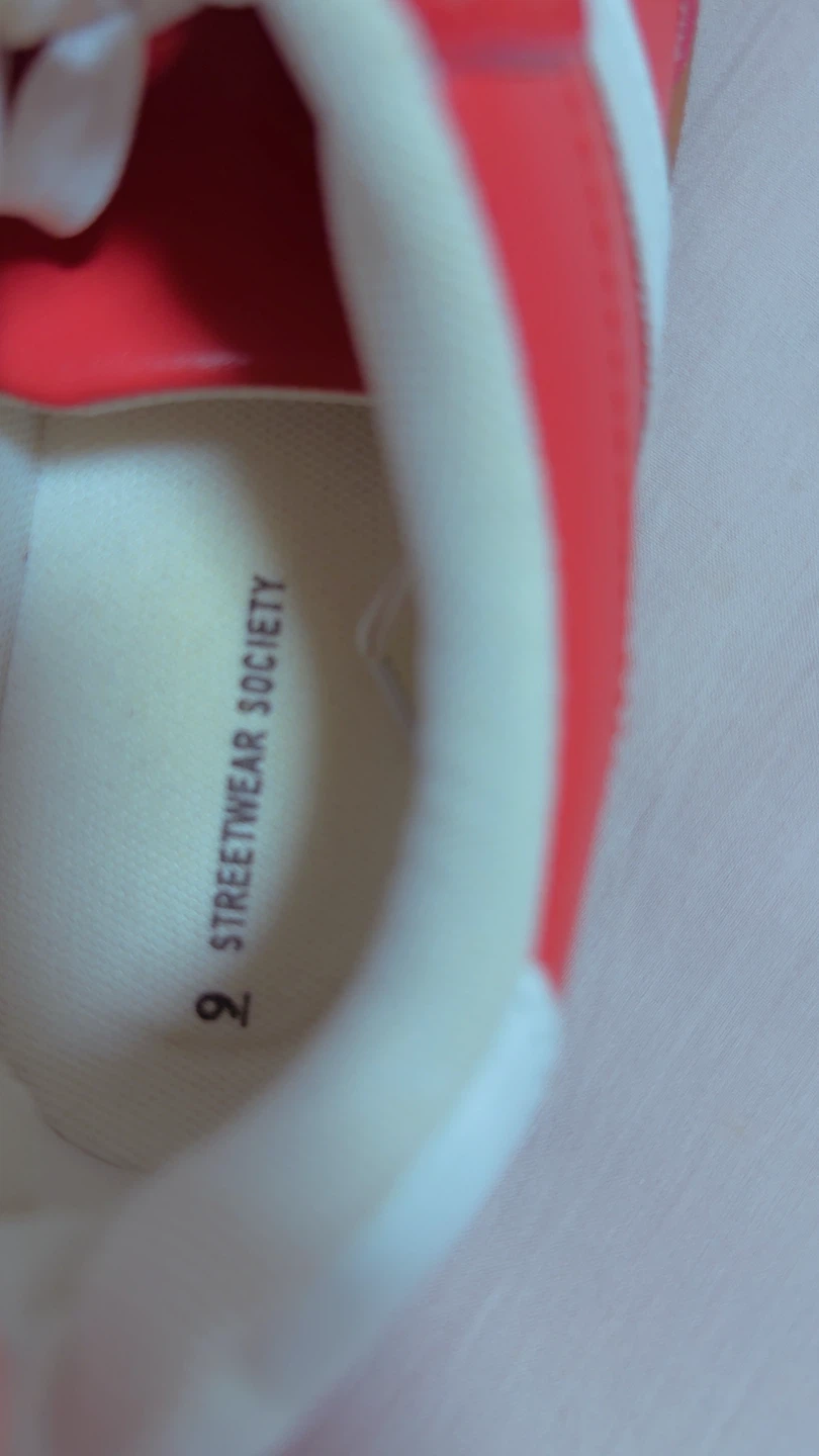 Streetwear Society Red White Sneakers - photo 3