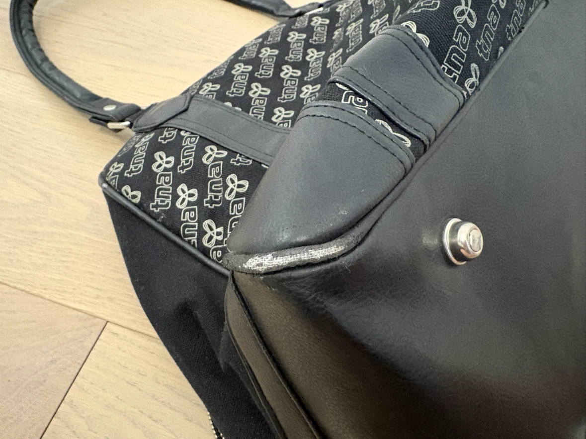 TNA Black All-Over Logo Duffel Bag - photo 4